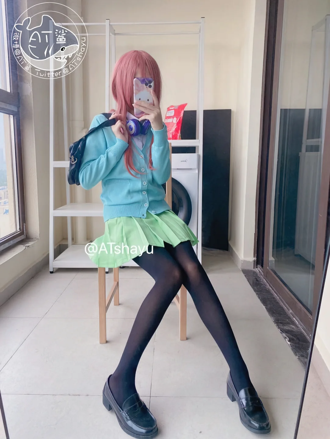 AT鲨 - 五等分的新娘·中野三玖 [47P-69MB] tg@simisebaisi 【丝足阁】006.webp